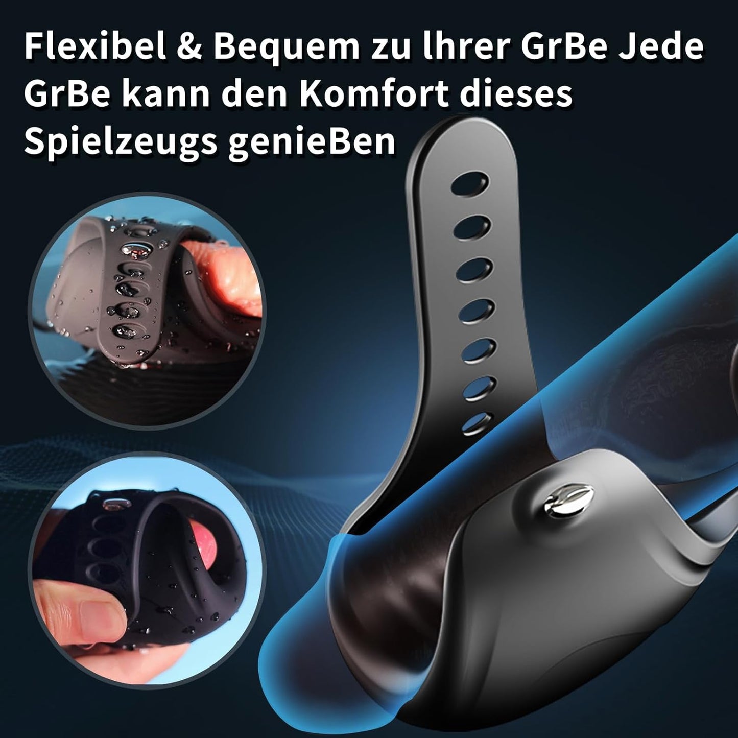 2 IN 1 Penis Trainer Vibrator Cock Ring Stimulator Masturbator with 10 Vibration Modes