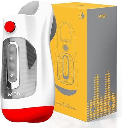Air Blast Automatic Masturbator Penis Trainer Blowjob with 3 Suction & 7 Vibration Modes