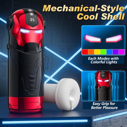 Automatic Masturbator Penis Stroker Sex Machine with 5 Swing & Rotation & Vibration Modes