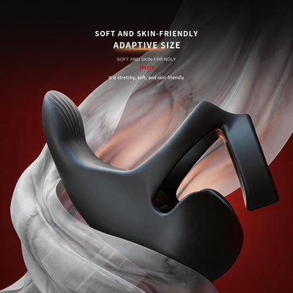 App-Control Penis Trainer VIbrator Cock Ring Prostate Stimulator with 10 Vibration Modes