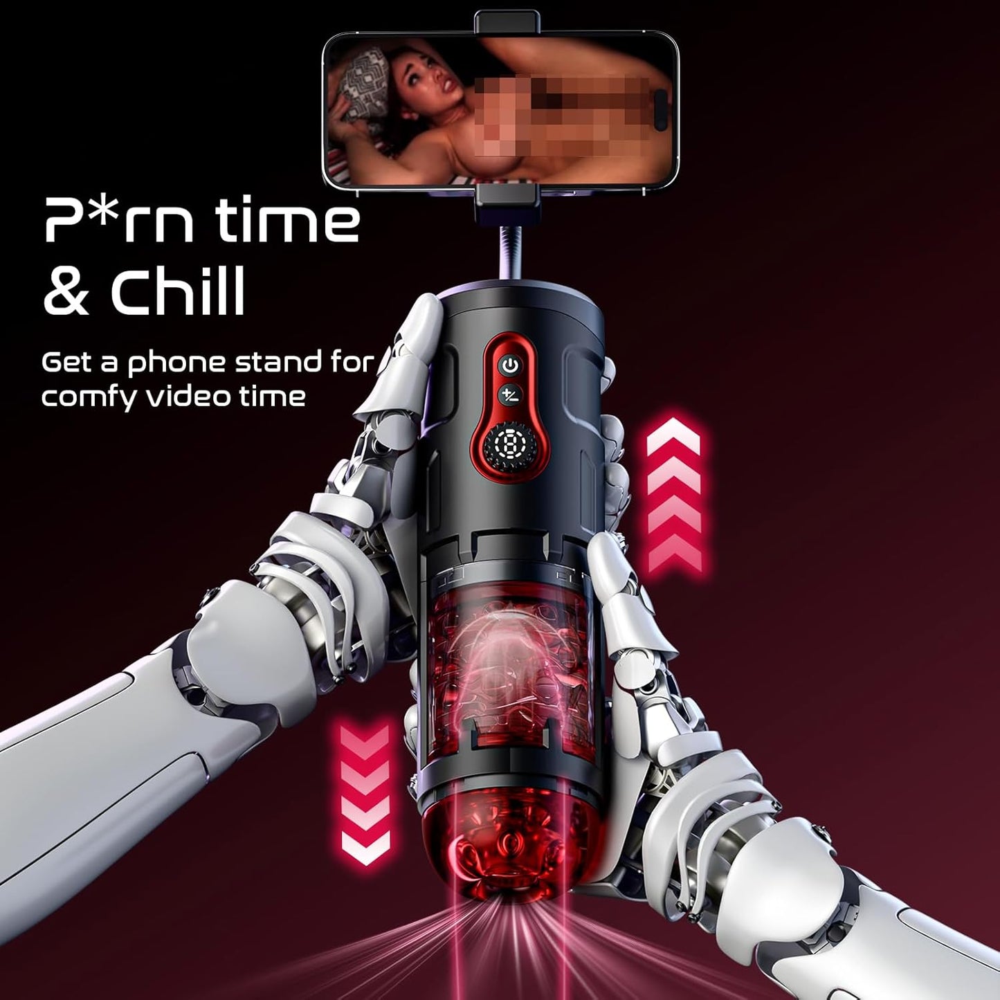 Automatic Masturbator Penis Pump Stroker Blowjob with 5 Thrustings & 9 Rotations