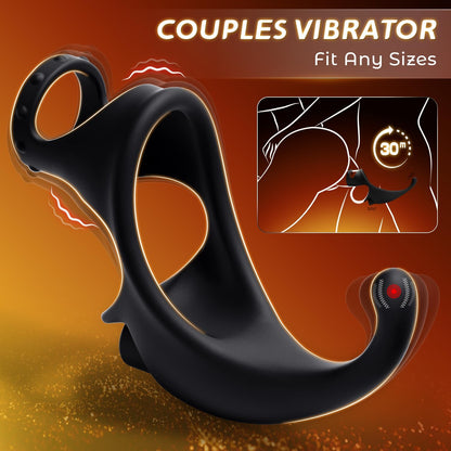 Smart Cock Ring Penis Trainer Anal Vibrator Prostate Massager with 10 Vibration Modes