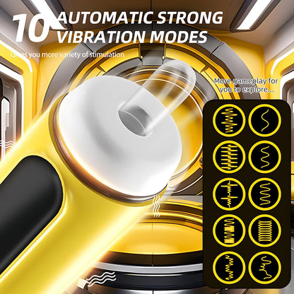 APP Control Automatic Masturbator Blowjob Stroker with 4 Suction & 10 Vibration Modes
