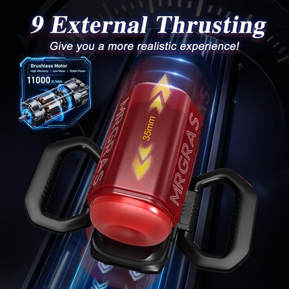 AI Sync Masturbator Penis Stroker Blowjob with 9 Thrusting & 6 Blowjob & Sucking Modes