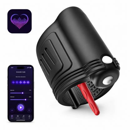 360° Surround Penis Trainer Glans Massager Vibrator Stimulator with 10 Vibration Modes