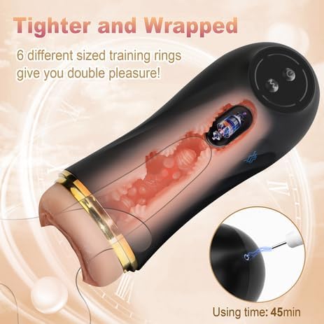 Realistic Masturbator Pocket Pussy Stroker Blowjob with 10 Vibration Modes