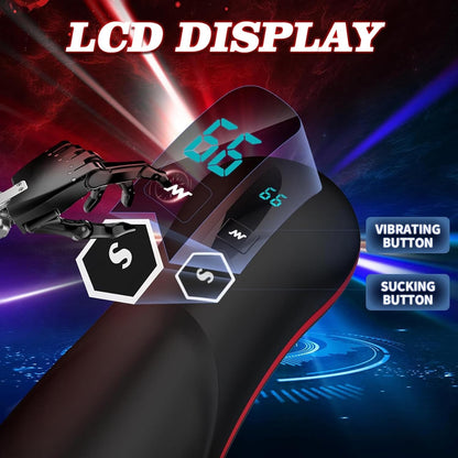 360° Wrapped Electric Masturbator Penis Trainer with 7 Vibration & 7 Suction Modes