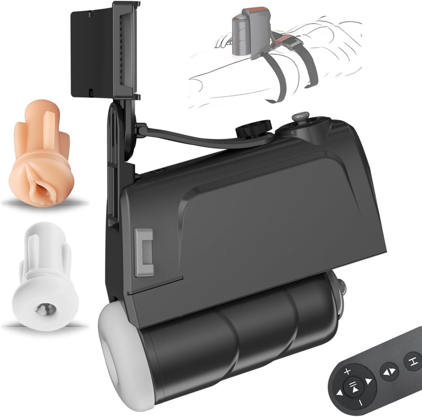 Electric Pocket Pussy Penis Massage Sex Machine Masturbator with 10 Thrust Modes