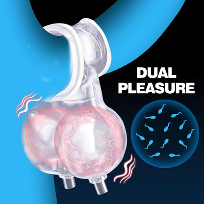 E-stim Testicles Crusher Male Chastity Devices with Multiple Electric Shock Modes
