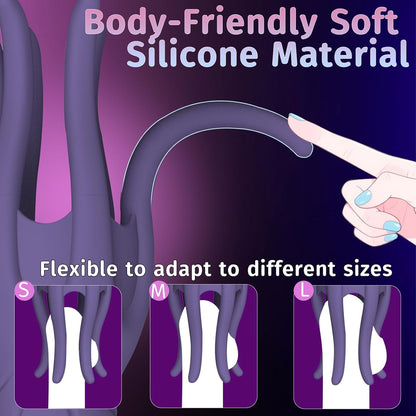 360° Wrapped Penis Trainer Vibrator Masturbator with 12 Strong Vibrating Modes