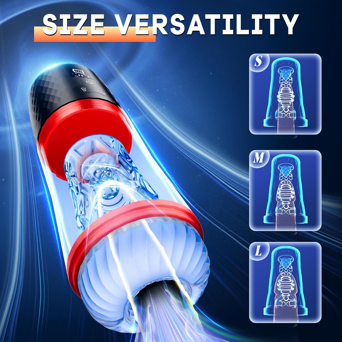 Intelligent Masturbator Penis Pump Stroker Blowjob with 9 Suction & 9 Vibration Modes