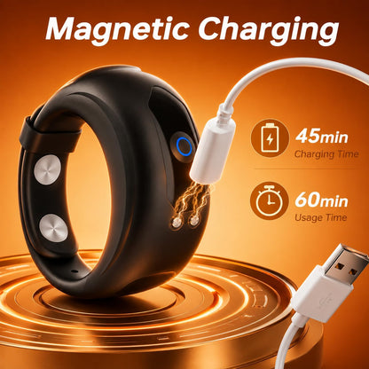 Universal Penis Trainer Vibrator Cock Ring Enlargement with 10 Vibration Modes