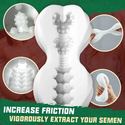 3D Vagina Penis Trainer Training Device Pocket Pussy Masturbator with 9 Vibration Modes