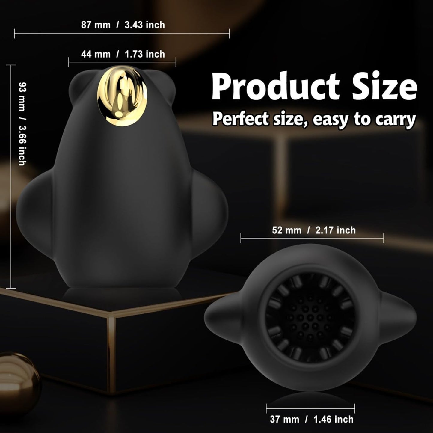 Electric Glans Vibrator Penis Trainer Masturbator with 10 Vibration Modes