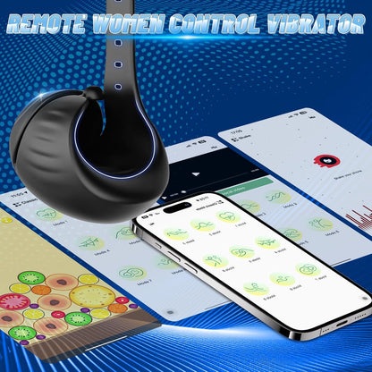 Electric Glans Trainer Penis Vibrator Stimulator with 9 Powerful Vibration Modes