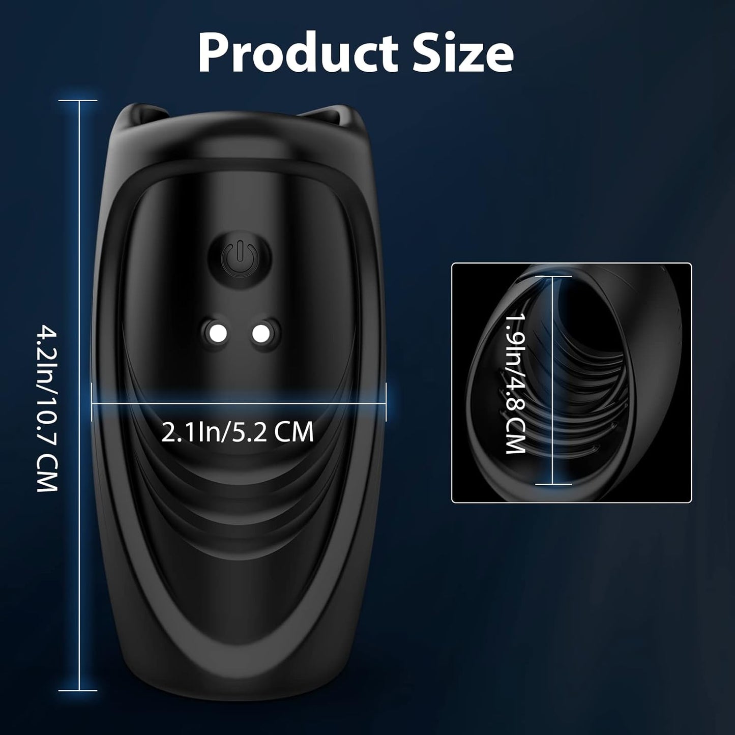 3 IN 1 Penis Trainer vibrator Glans Massager Masturbator with 9 Vibration Modes