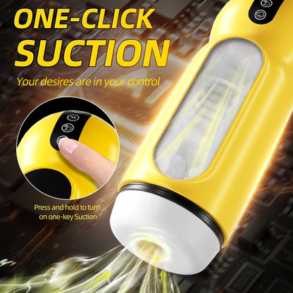 APP Control Automatic Masturbator Blowjob Stroker with 4 Suction & 10 Vibration Modes