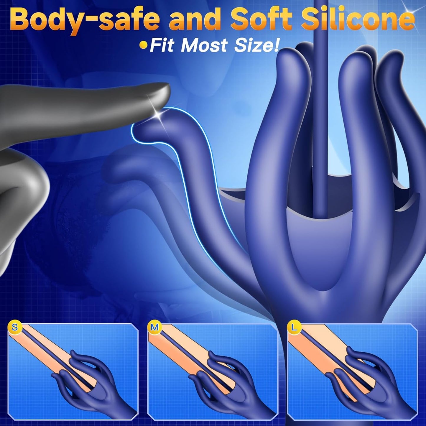 360° Wrapped Penis Trainer Urethral Vibrator Dilator with 10 Ultra Vibrating Modes