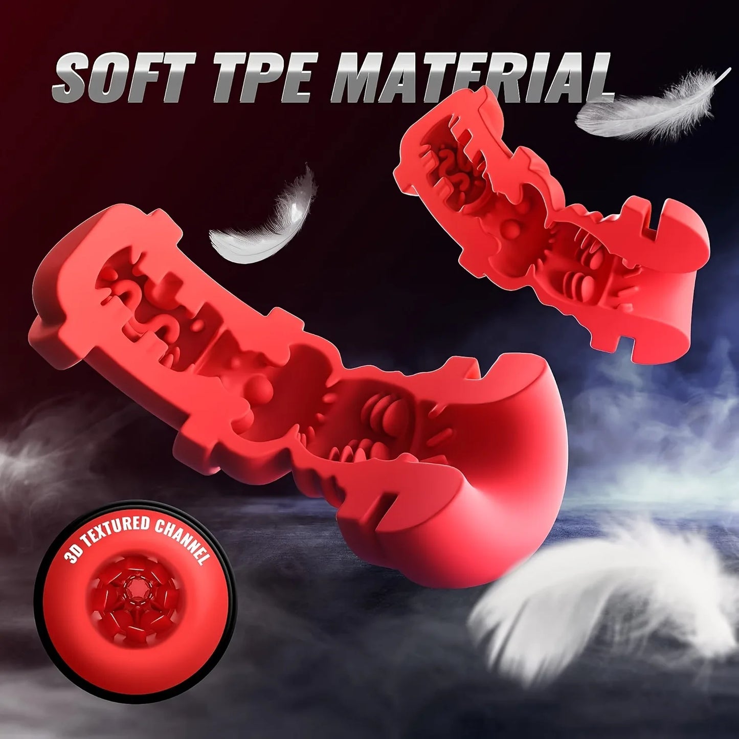 4 IN 1 Mouth Automatic Mastubator Pocket Pussy with Sucking & Vibrating Modes
