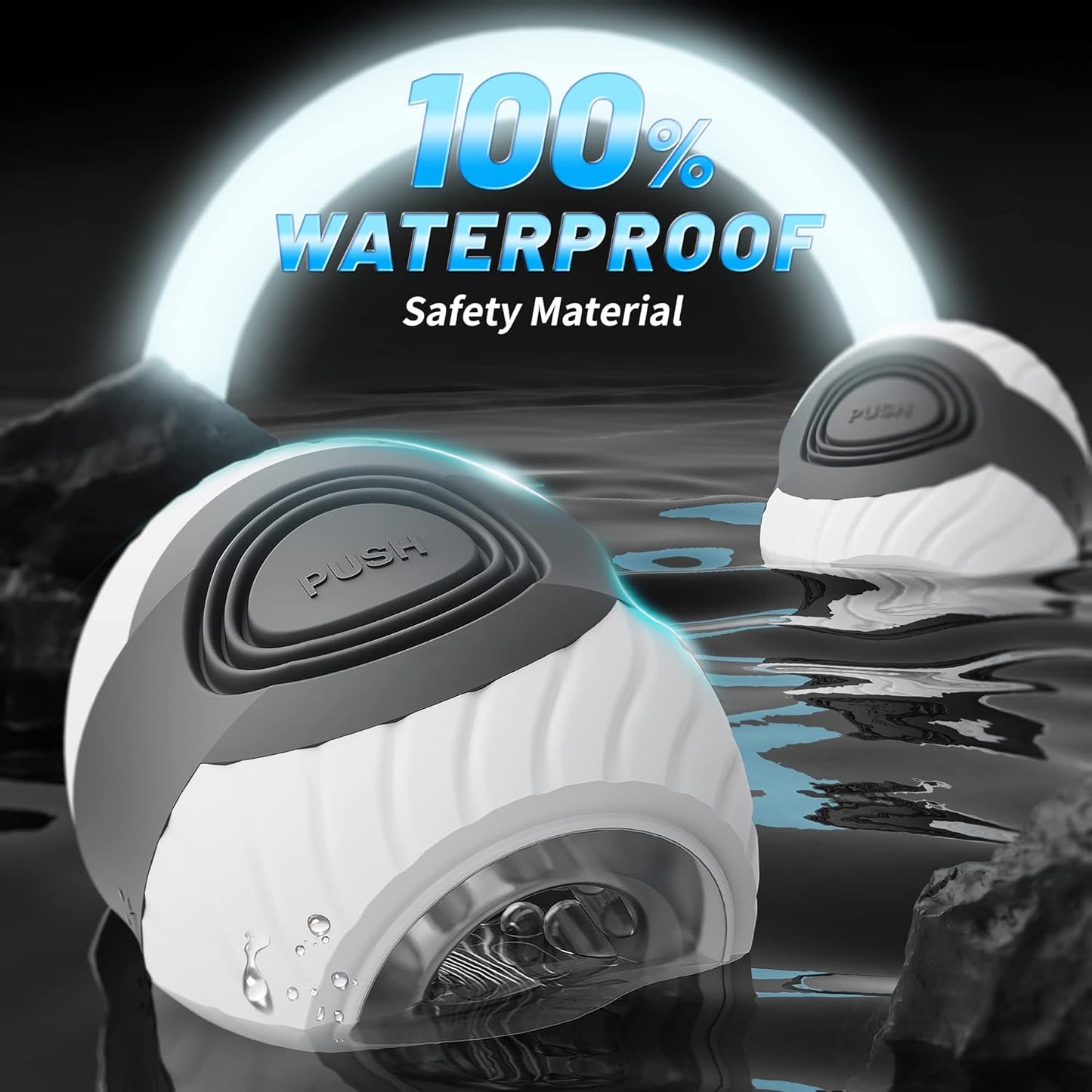 Electric Penis Trainer Stroker Blowjob Masturbator with 10 Intense Vibrations Modes