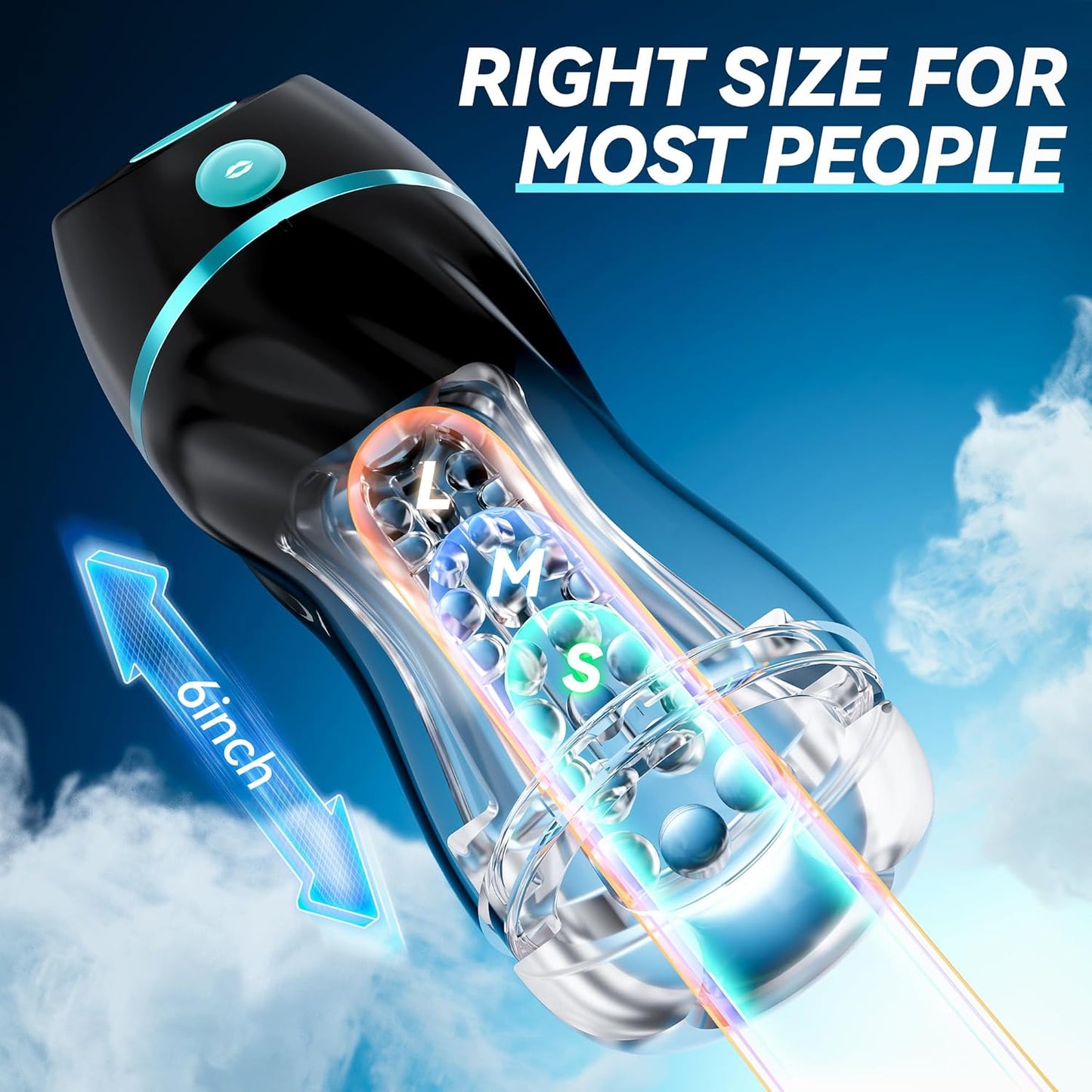 Automatic Sucking Male Masturbators Stroker Blowjob with 7 Vibration & Suction