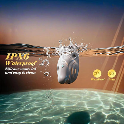 Portable Penis Cage Chastity Belt BDSM Protection Testicle Trainer with with 9 Modes & APP Control