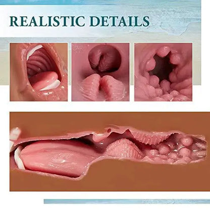 Portable Pocket Pussy Oral Penis Trainer Masterburtor Milk Machine Tight Hoodies