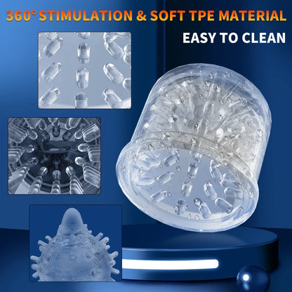 Automatic Masturbator Machine Piston Sucker Blowjob with 10 Rotation Modes