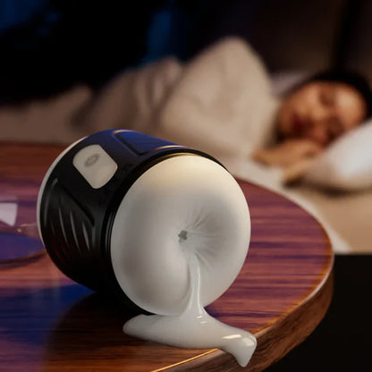 AUTO Penis Trainer Pocket Stroker Blowjob Masturbator with 10 Powerful Vibrators