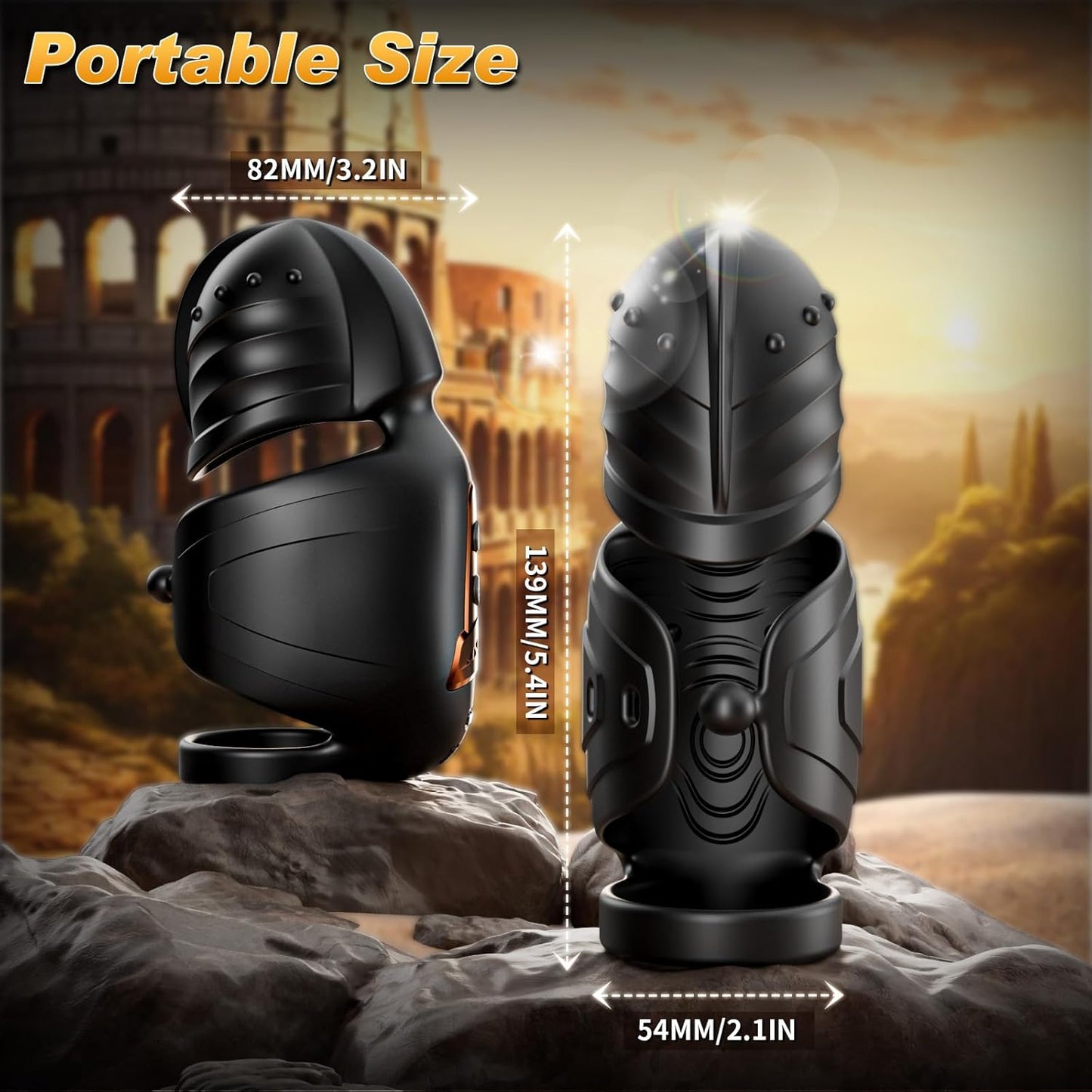 360° Wrapped Penis Trainer Vibrator Cock Ring with 10 Swing and 10 Vibration Modes