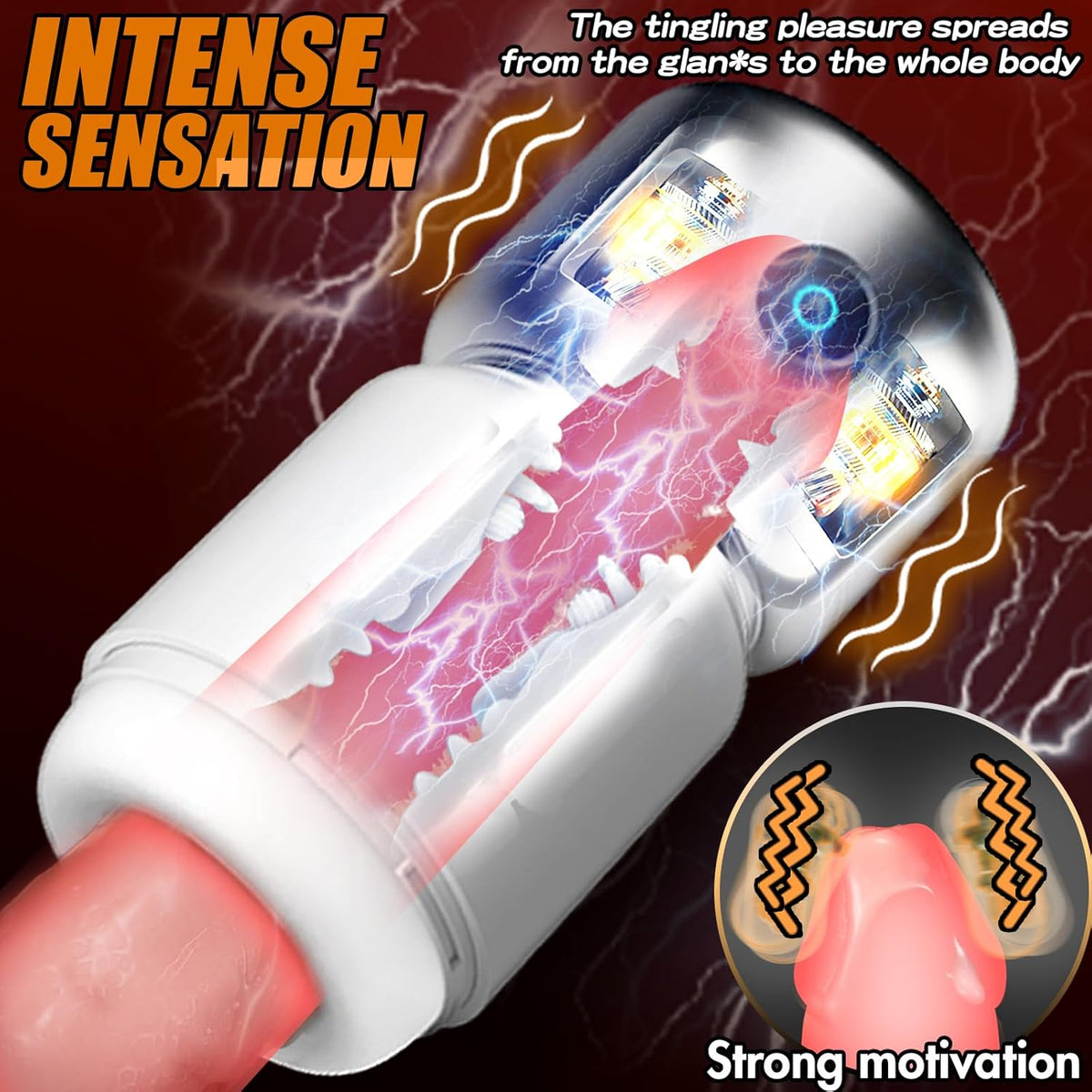 Detachable DIY Masturbator Penis Pump Pocket Pussy Stroker with 9 Vibration Modes