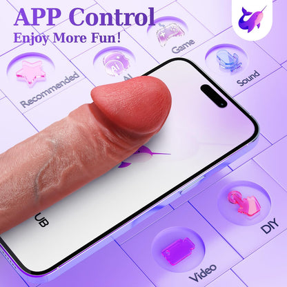 Strap-On 5 in 1 Penis Sleeve Penis Trainer Vibrator with Multiple Modes & App Integration