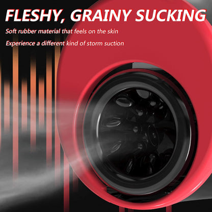 Automatic Sucking Male Masturbation Cup Stroker with 6 Vibrating & Thrusting Modes