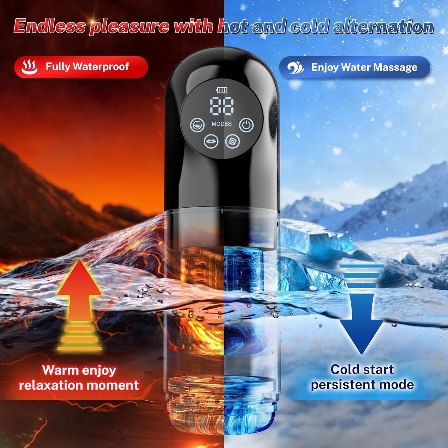 AI Sync Masturbator 9S Penis Pump with 9 Thrusting Rotating & 9 Vibrating Sucking Licking Modes
