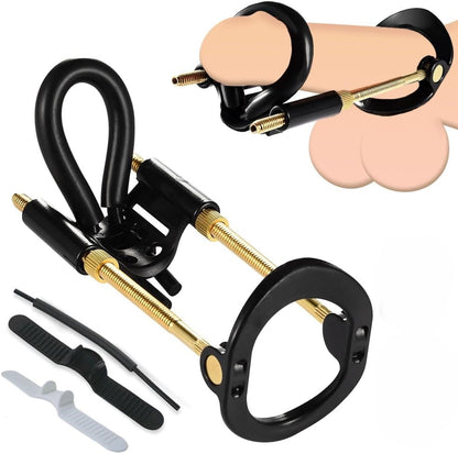 Adjustable Penis Training Enlarger Device Masturbator Stretcher Expander Set