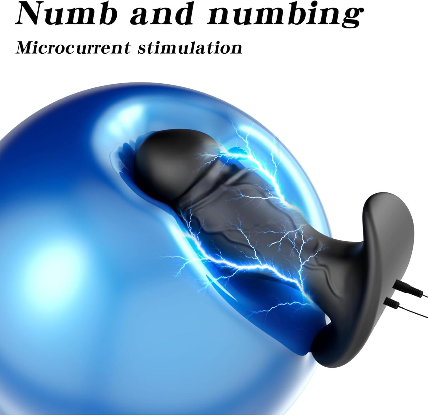 E-stim Anal Plug Wearable Prostate G-Spot Massager with Multiple Levels