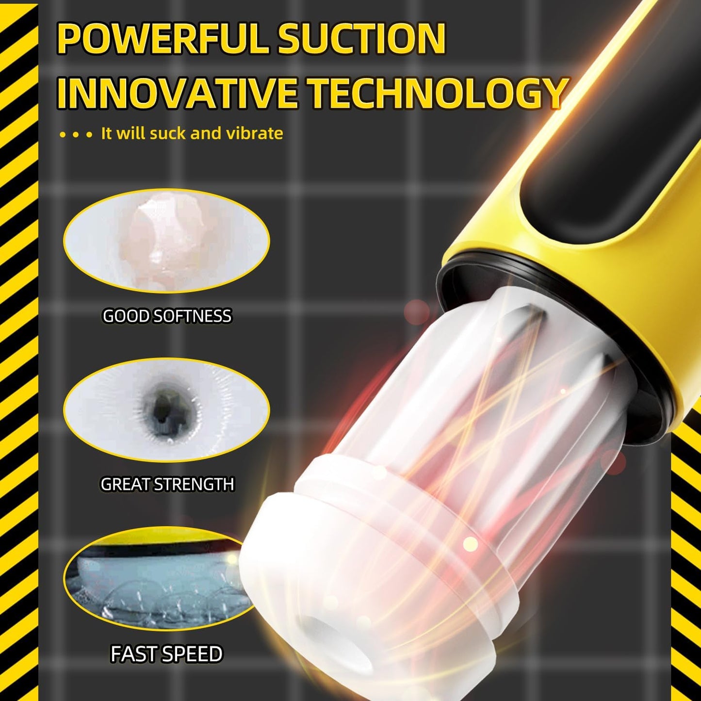 APP Control Automatic Masturbator Blowjob Stroker with 4 Suction & 10 Vibration Modes