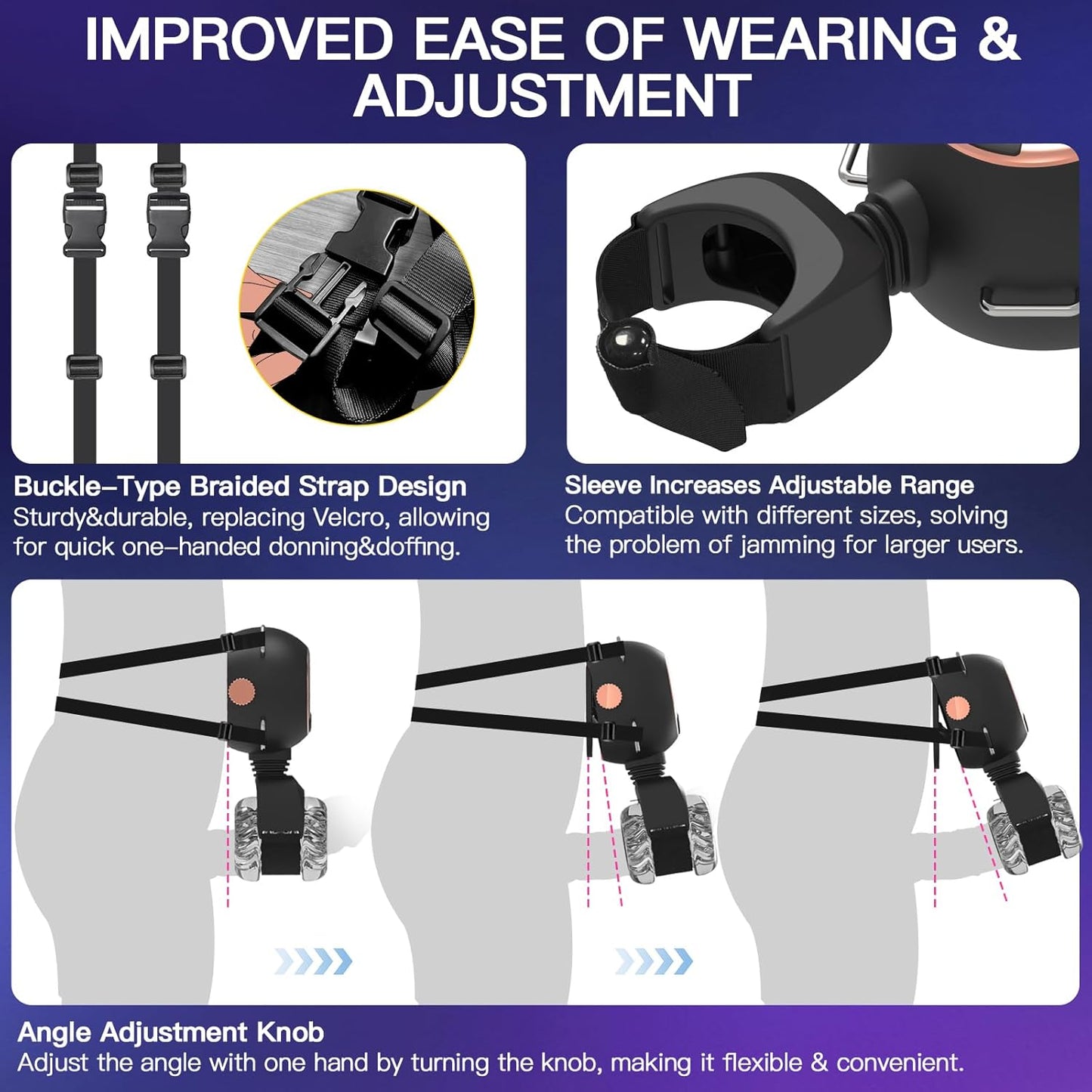 Strap-On Masturbator Sex Machine Stroker with 9 Vibrating & Swinging & Thrusting Modes