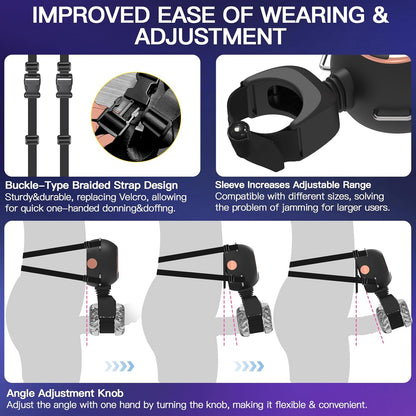 Strap-On Masturbator Sex Machine Stroker with 9 Vibrating & Swinging & Thrusting Modes