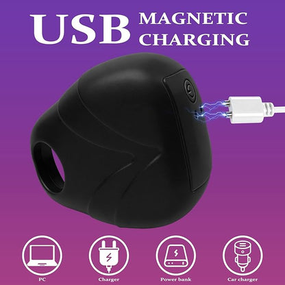 Testicle Stimulator Cock Ring Vibrator Penis Trainer Massager with 12 Modes