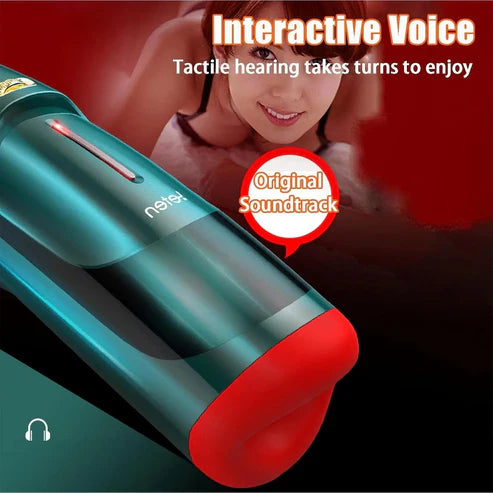 Automatic Sucking Heating Masturbator Stroker Blowjob Sex Machine with 7*7 Smart Mod