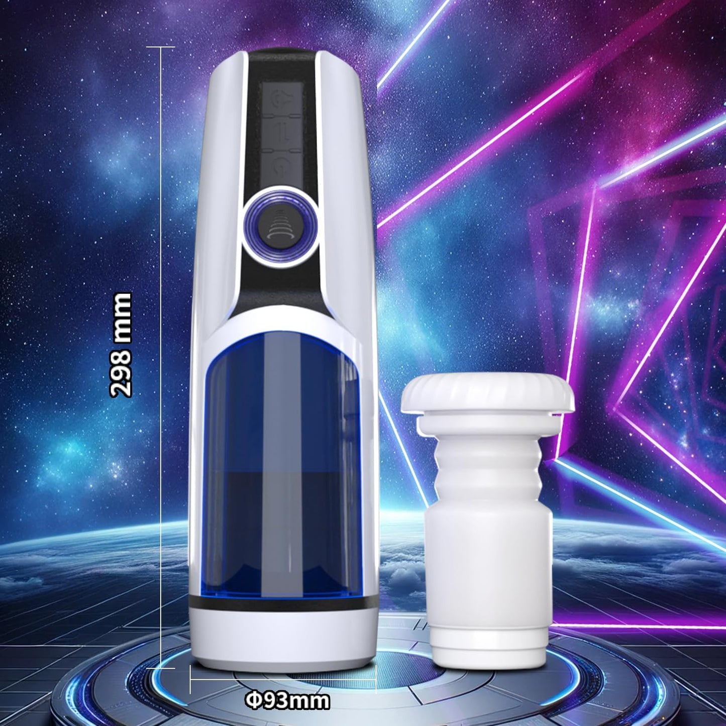 360° Wraparound-Airbags Automatic Masturbator with 7 Thrusting & Suction & Squeeze Modes