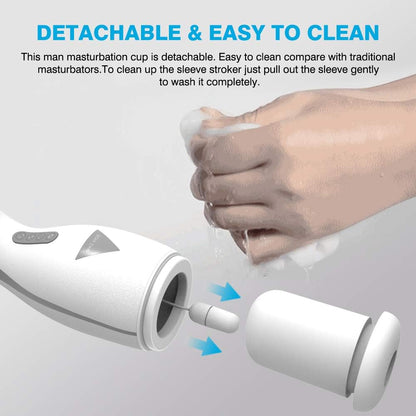 Automatic Masturbator Penis Stroker Blowjob with 3 Suction & 4 Vibration Modes