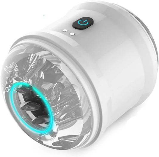 Dual Motors Automatic Masturbator Penis Trainer Pocket Pussy with 10 Intense Vibrations