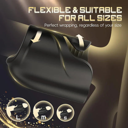 3 IN 1 Electric Penis Trainer Glans Stimulator Masturbator with 10 Vibration Modes