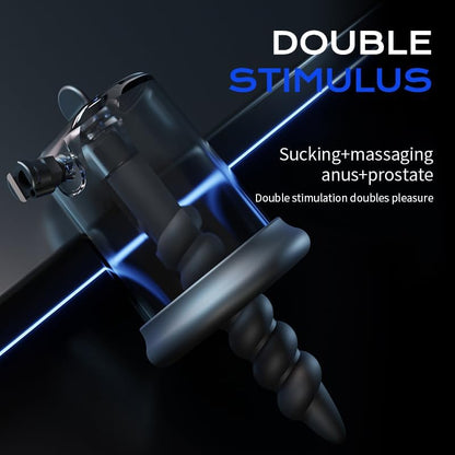 Anal Penis Vacuum Pump Prostate Massager Stimulator Masturbator Set