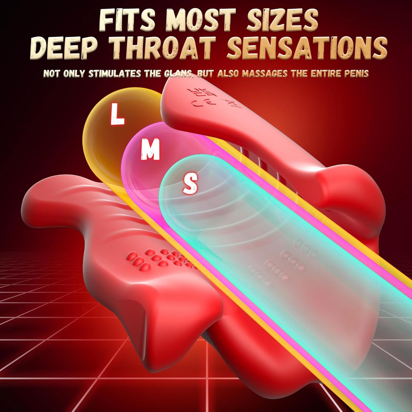 2 IN 1 electric Penis Trainer Stroker Blowjob Masturbator with 9 Vibration Modes