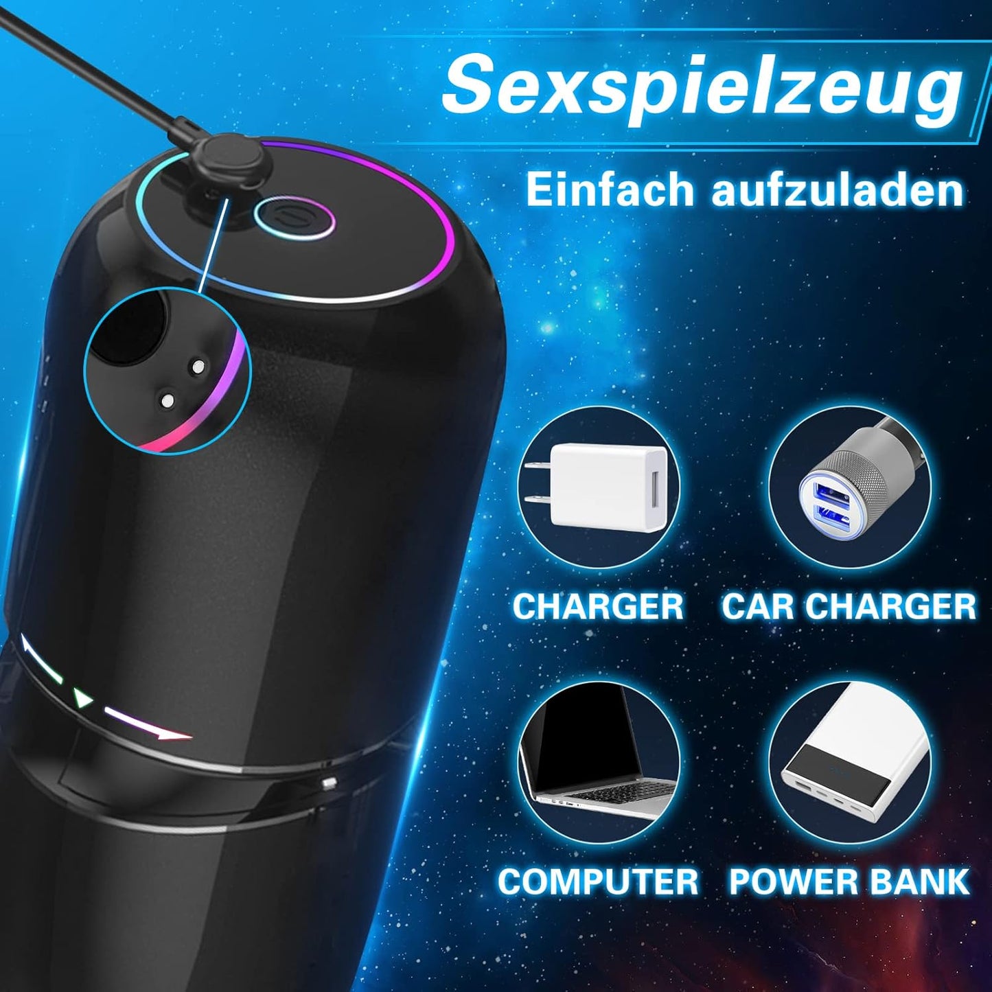 Electric Masturbator Pocket Pussy Penis Pump with 10 Vibration Modes