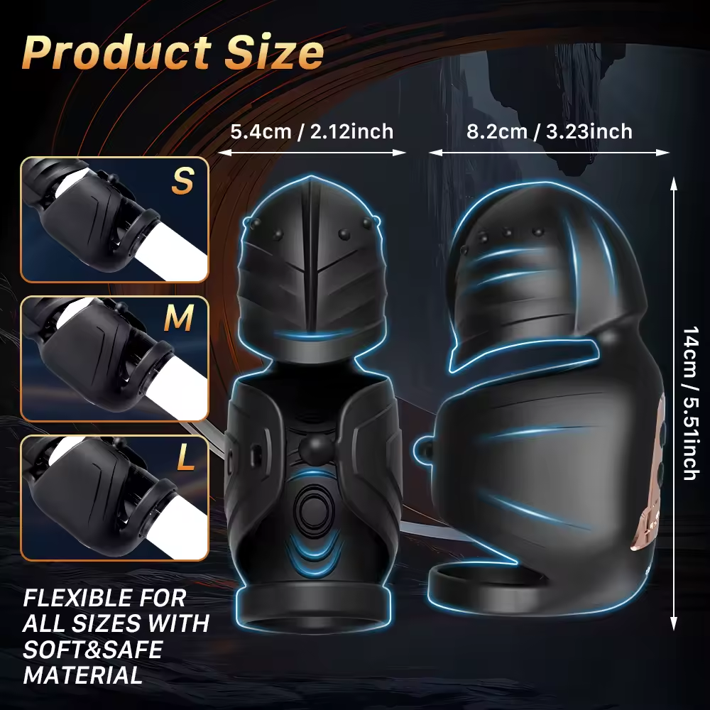 360° Wrapped Penis Trainer Vibrator Cock Ring with 10 Swing & 10 Vibrating Modes