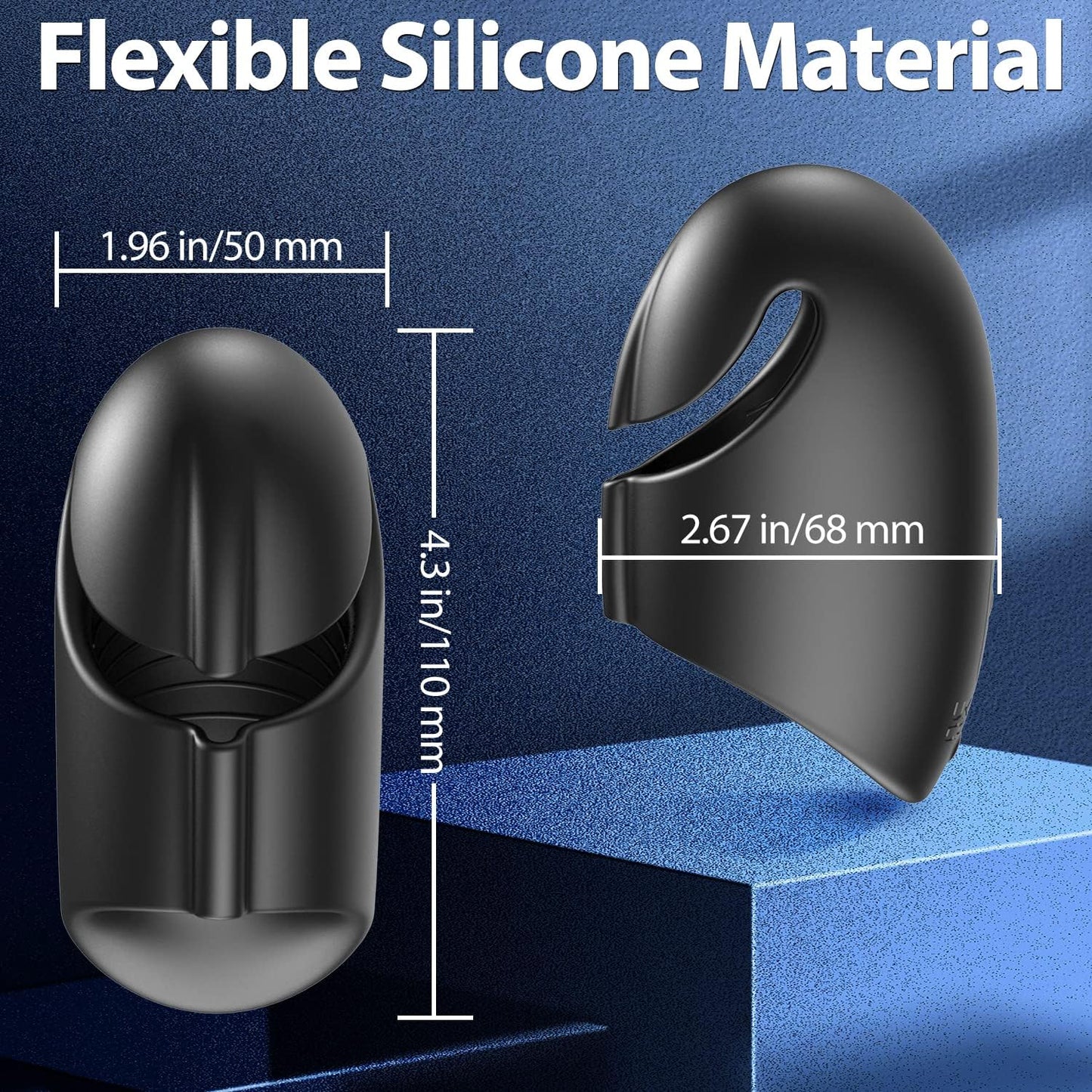Automatic Penis Vibrator Glans Trainer Stimulator with 9 Powerful Vibration Modes